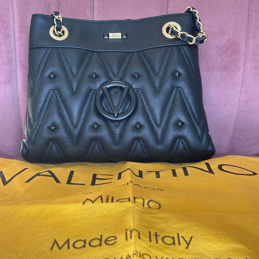 Valentino Rita Quilted Leather Shoulder Bag